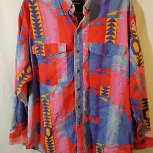 Frontier Series Vintage Print Men Shirt